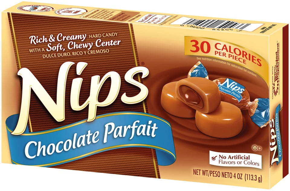 NIPS Chocolate Parfait Hard Candy 4Oz. (Box of 12)