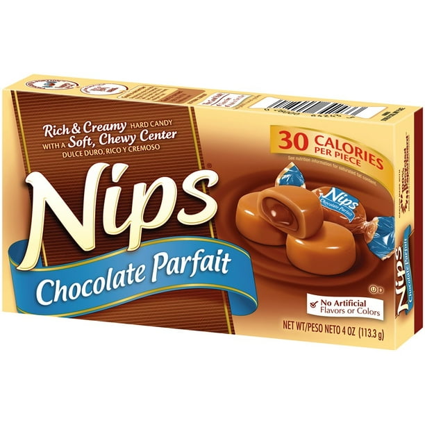 NIPS Chocolate Parfait Hard Candy 4Oz. (Box of 12)