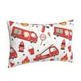 thumbnail image 2 of EasygdpFire Truck Polyester Fiber Double-Sided Pillowcase,Super Soft,Comfortable And Luxurious Pillowcase,Not Easy To Break Or Deform- 14"X20", 2 of 9