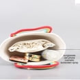 thumbnail image 2 of Hand-woven Handbag Bucket Woven Bag Rainbow Shoulder Bag for Street Shooting, 2 of 5