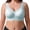 Light Blue, variant on Jelly Bras For Women Womens Wireless Comfort Bra Full Coverage Everyday No Show Polyester Ice Silk Soft Black M-4Xl