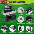 thumbnail image 5 of Lohasly 4-Burner Black Propane Gas Grill, 5 of 6