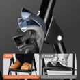 thumbnail image 2 of Step Ladder Step Stool Folding Step Stools for Adults with Handgrip & Slip Sturdy and Wide Pedal lbs MultiUse for Household & Office (Matte ), 2 of 7