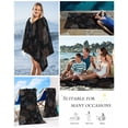thumbnail image 5 of Black Coral Coastal Beach Towels Oversized Super Absorbent, Nautical Starfish Summer Beach Lightweight Bath Towel Quick Dry Sets For Bathroom/Pool/Rv Camping/Beach Play/Gym Room/Picnic 23"x47", 5 of 8