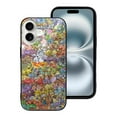 Anime Go Eevee Evolutions Case for iPhone 16/16 Pro/16 Plus/16 Pro Max Protective Shell Case
