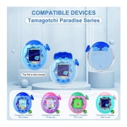 Tamagotchi Paradise - Purple Sky Interactive Digital Pet Toy Bundle with Clear Case (2 Items)