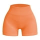 thumbnail image 1 of Pantalones cortos de entrenamiento sin costuras y acanalados para mujer: cintura alta, elásticos para yoga/gimnasio, talla real, tallas asiáticas, lavado a mano en frío., 1 of 3