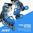 thumbnail image 6 of Yvolution Neon 2N1 Quad and Inline Skates Combo Girls and Boys, Kids Skates, Size 12-2, Blue, 6 of 6