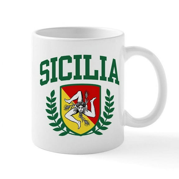 CafePress - Sicilia Mug - 11 oz Ceramic Mug - Novelty Coffee Tea Cup