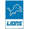 thumbnail image 4 of NFL Detroit Lions - Logo 21 Wall Poster with Pushpins, 22.375" x 34", 4 of 6