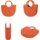 thumbnail image 3 of LHSHID Womens Straw Beach Bag Woven Crossbody Shoulder Bags Top Handle Satchel Handbag Purse for Summer, 3 of 6