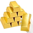 thumbnail image 1 of UnicoPak - Paquete de 90 cajas de regalo de barra dorada para fiestas de caza del tesoro, monedas de chocolate, dulces para casino pirata, cumplea&ntilde;os, regalos de dinero, fiesta tem&aacu, 1 of 9