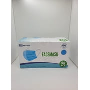 Disposable Face Mask 3-ply 50-count Lab Tested Materials Box