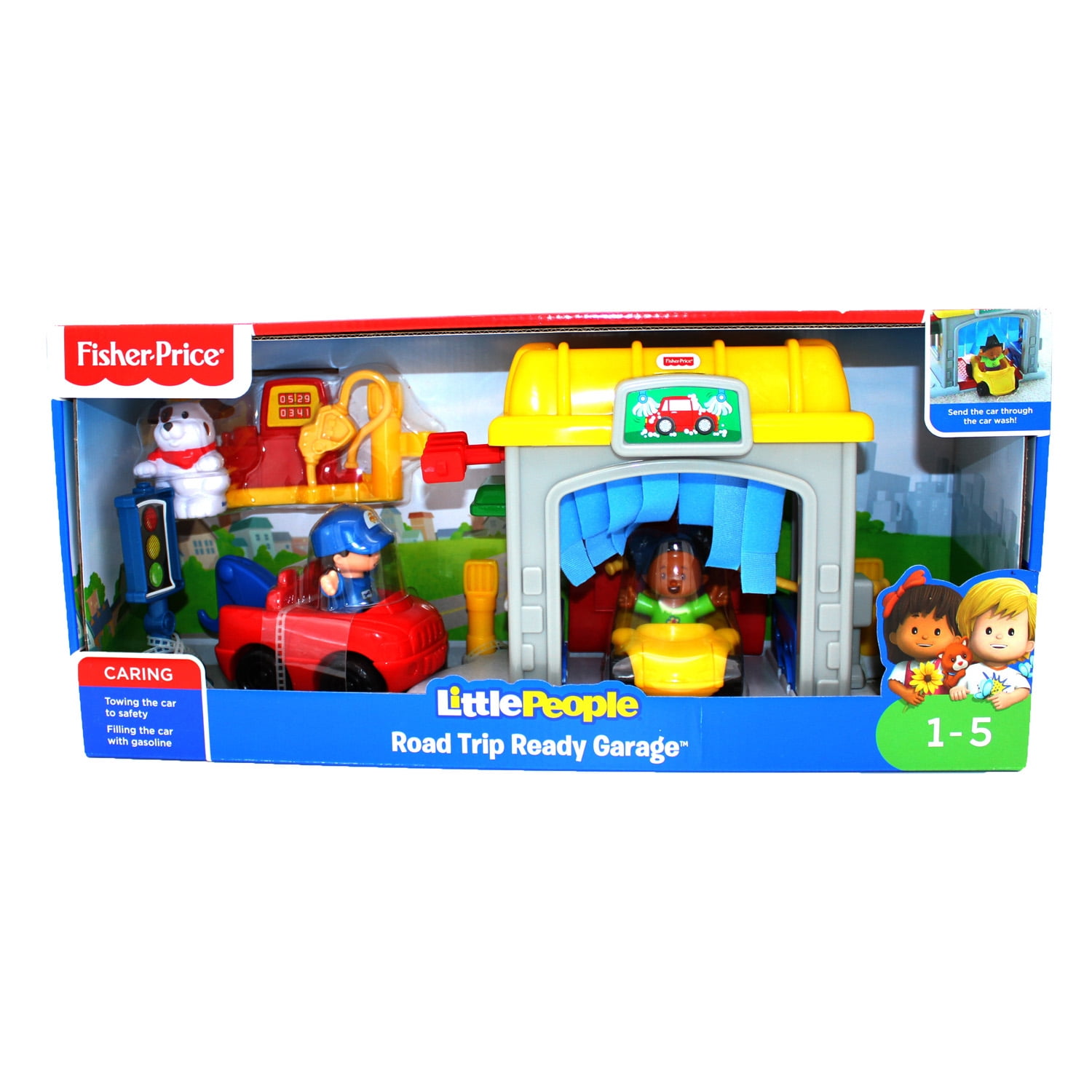 Fisher Price Little People Road Trip Ready Garage Playset