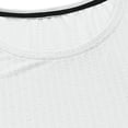 thumbnail image 5 of Men's Casual Sports Ice Silk Tank Top Sleeveless Crewneck Quick Dry Breathable Cooling Sun Protection T-Shirt Muscle Vest Summer Gym Workout Fashion Essential | JASKFLY,White L, 5 of 9