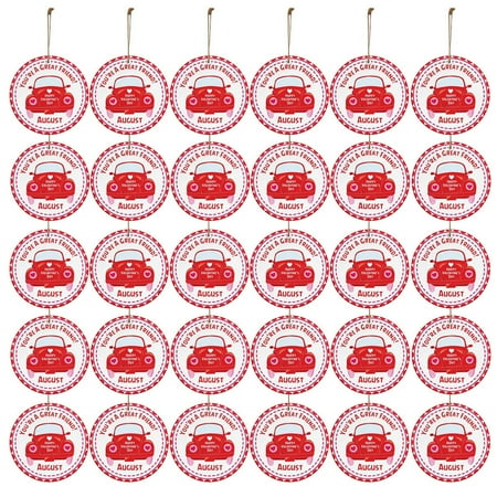 

LnjYIGJ home decor Wooden Valentine s Day Pendants Gift Red Wine Bottle Tree Hanging Ornament