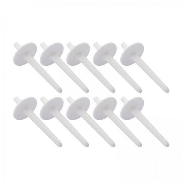 Paquete de 2-4 10x carretes sólidos para máquina de coser bobinadora de repuesto husillo de 7x3cm 2 piezas