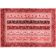 thumbnail image 1 of Ahgly Company Indoor Rectangle Abstract Red Modern Area Rugs, 5' x 7', 1 of 4