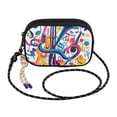 thumbnail image 2 of FORMRS Mini Crossbody Bag for Women Adjustable Shoulder Rope Travel Casual Phone Purse, Musical Pattern, 2 of 7