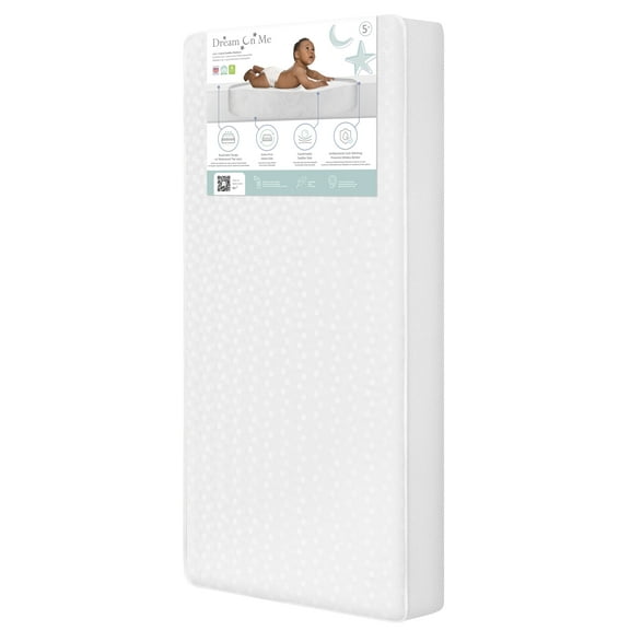 Dream on Me Breathable Orthopedic Firm Crib & Toddler Foam Mattress