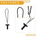 thumbnail image 4 of Unique Bargains 1 Pcs Metal/Rhinestones with Diamonds Car Rear View Mirror Pendant Accessories Car Hanging Ornament Black T, 4 of 6