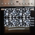 thumbnail image 2 of Black Blue Floral Kitchen Towels Set of 2, Water Absorbent Dish Towel, Vintage Pastoral Botanical Leaves Decorative Hand Towels - Quick Drying Cloth for Cooking Baking, 18x28 Inch, 2 of 8