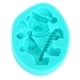 thumbnail image 1 of Molde de silicona para decoración de tartas y chocolates con forma de oso polar navideño, 1 of 8