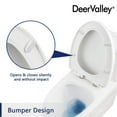 thumbnail image 2 of DeerValley Ally DV-1F026 High-Efficiency Dual Flush Elongated Standard One Piece Toilet in White 12" Rough-in, 2 of 21