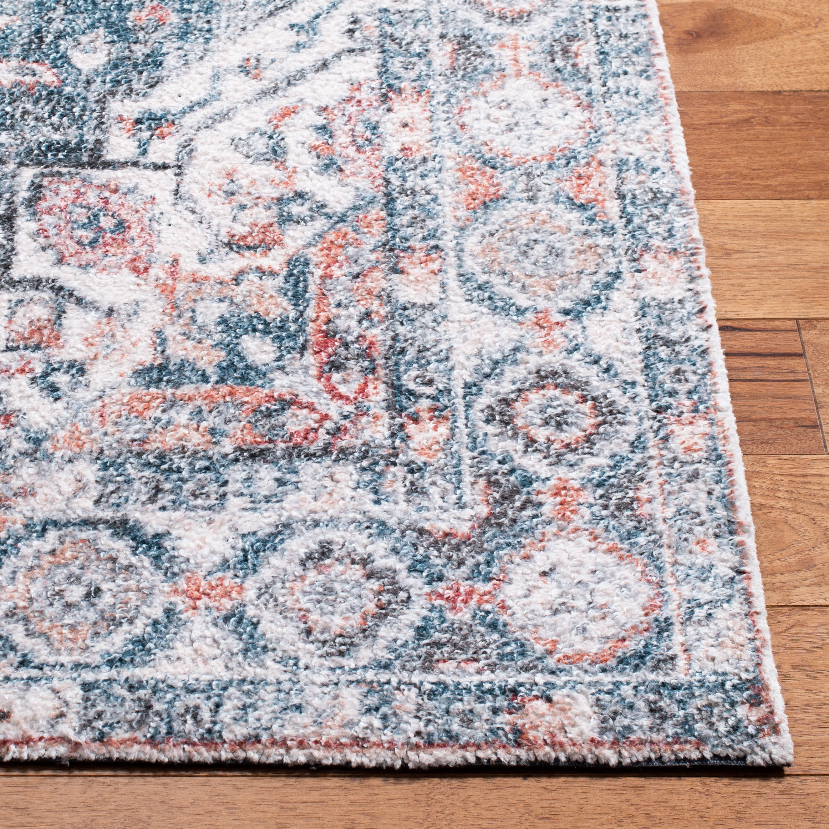 SAFAVIEH Classic Vintage Blake Medallion Area Rug, Blue/Red, 8' x 10'