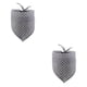 thumbnail image 3 of Greeniant Bufanda de baba para mascotas, suave, punteada, cálida, adorable, reutilizable, lavable, Triangular, decoración de toalla para cuello de Gris 2piezas Greeniant CBP281024, 3 of 6