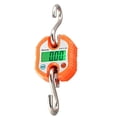thumbnail image 1 of Básculas para equipaje Básculas de grúa 150 kg Báscula digital para equipaje con ganchos Báscula portátil colgante con pantalla LCD naranja, 1 of 5