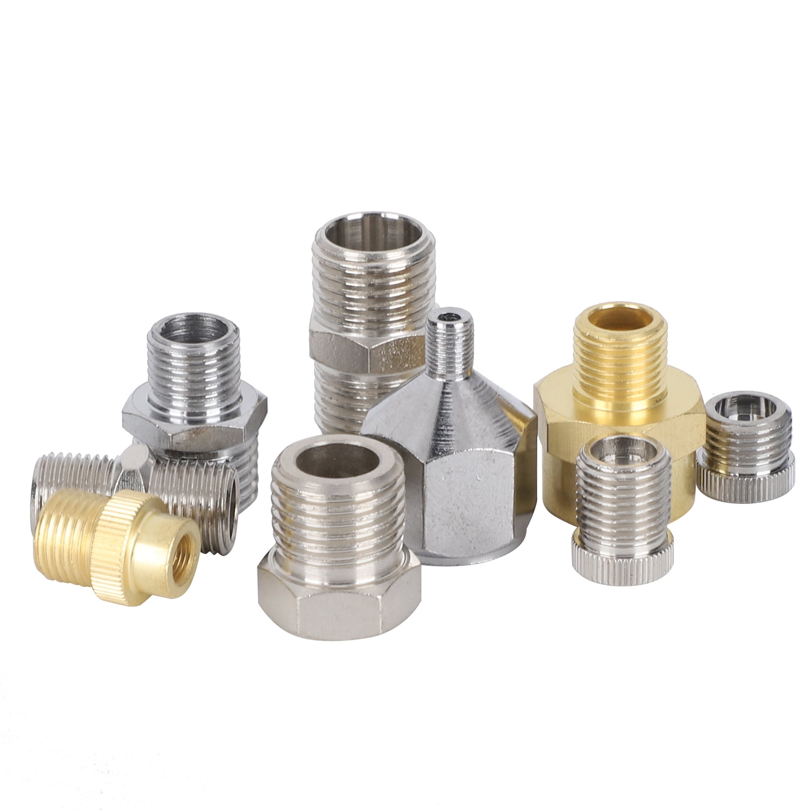 Airbrush Connector Set, Airbrush Fitting 9Pcs Airbrush Adapter Set