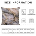 thumbnail image 6 of Acheng Pink Marble Decorative Throw Pillow Cover Case,Marble Outdoor Pillow Cases Square Standard Cushion Covers for Sofa Couch Bed Car,2 Pcs White, 6 of 6
