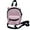 Pink, variant on Dmlowu School Backpack Large Capacity Travel Backpack Lightweight Sturdy Crossbody Bags for Women Men, 5x7.5 Inch Water Proof School Sling Bag for Business Hiking Trip