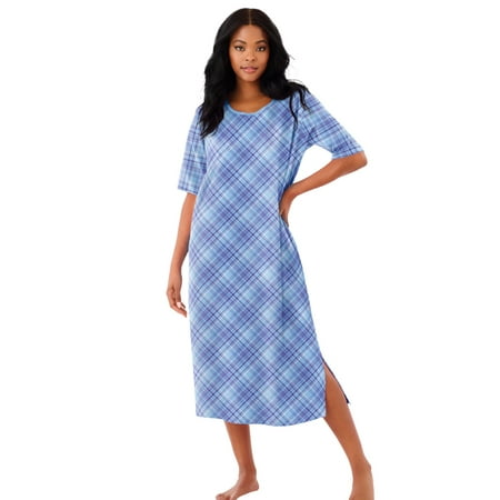 

Dreams & Co. Women s Plus Size Long Tagless Sleepshirt