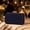 Blue, variant on Clutch Purses for Women Evening Bag Pleated Clutch Bag with Chain for Wedding Party with Chain for Prom Wedding Party Black-tie affairs
