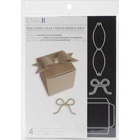 Little B Cutting Die-box & Bow, 4/pkg, 1