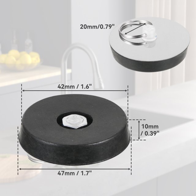 relayinert 3pieces Rubber Plug For Kitchen And Bathroom Easy Removal And Replacement Bathtub Plug Drain Plug M