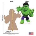 thumbnail image 5 of Cardboard People Hulk Life Size Cardboard Cutout Standup - Marvels Spidey and His Amazing Friends (TV Series), 5 of 5