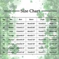 thumbnail image 3 of Ceisia Men's St. Patrick's Day Clover Print Waffle Knit Long Sleeve Crew Neck Casual Top Army Green XXL Gifts, 3 of 9
