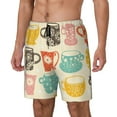 thumbnail image 1 of Fotbe Vintage Cup Traje de Baño para Hombre – Shorts de Natación de Secado Rápido con Forro y Bolsillos-Small, 1 of 6