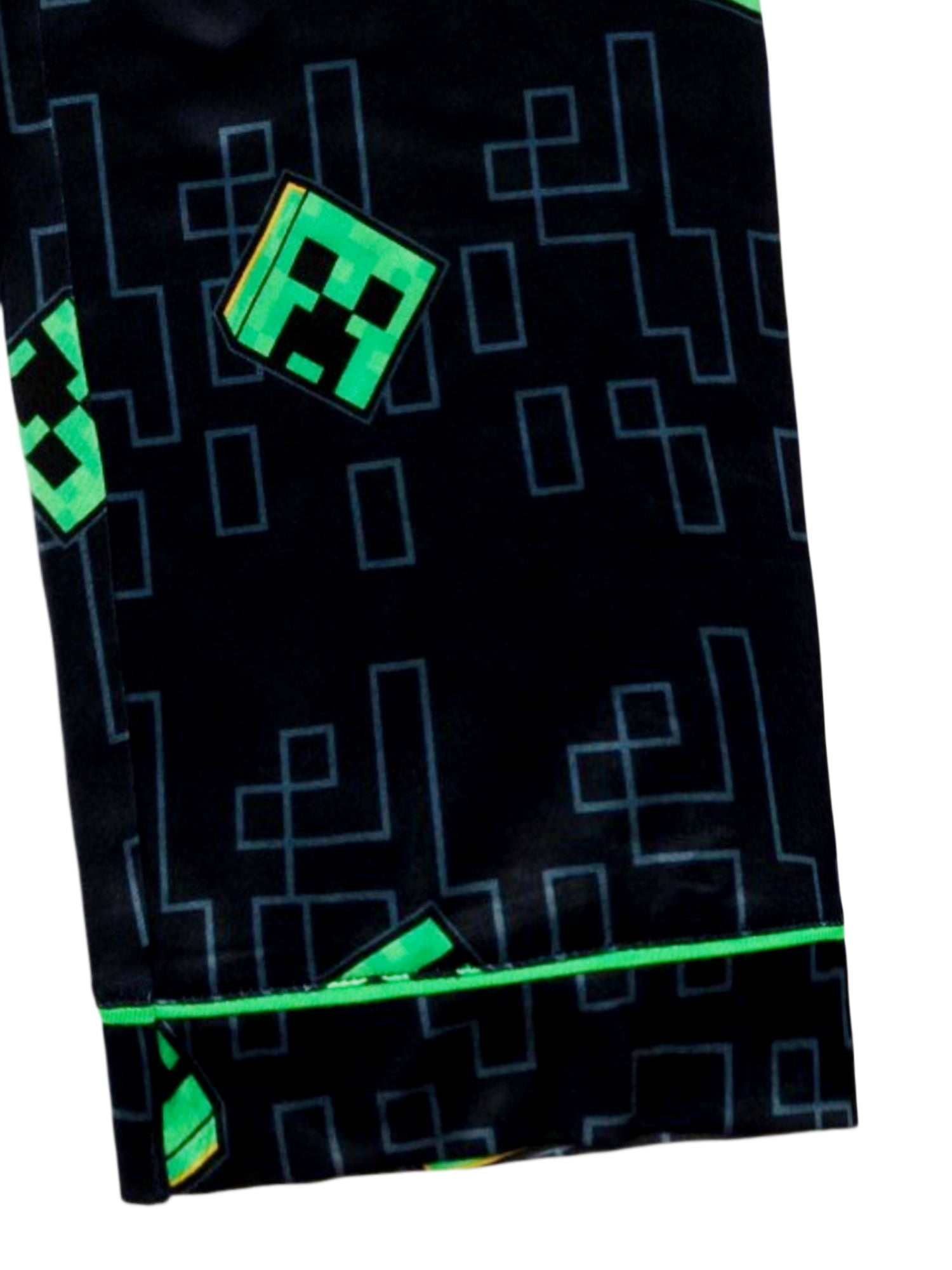 Minecraft Boys Short Sleeve Coat and Pant Pajama Set, 2-Piece, Sizes 4-12