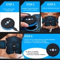thumbnail image 3 of Cinturón tonificador de abdominales y brazos para fitness, ejercicios de adelgazamiento, gimnasio en casa, desarrollo muscular, 3 of 8