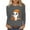 6Gray, variant on Drses‌‌ ‌‌‌Women's Spooky Crewneck T-Shirt - Cute Ghost Printed Top Halloween Gift Idea Crewneck Long Sleeve Casual Pullover‌ Shirt‌