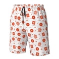 thumbnail image 4 of Fotbe Pastry Trajes de Baño Estampados para Hombre, Shorts de Verano de Secado Rápido, Ropa de Playa, Bañadores-3X-Large, 4 of 6