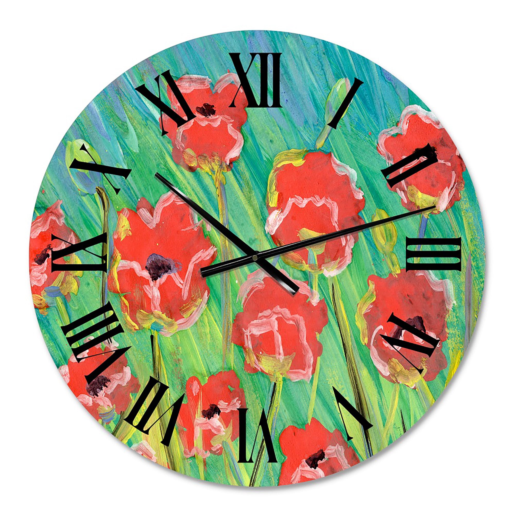 Designart 1 in Quartz Traditional Wall Clock