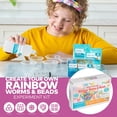 thumbnail image 5 of Fun Express 8 1/4" x 6 3/4" Rainbow Worms & Beads Slime Creation Kit - 15 Pieces, 5 of 6