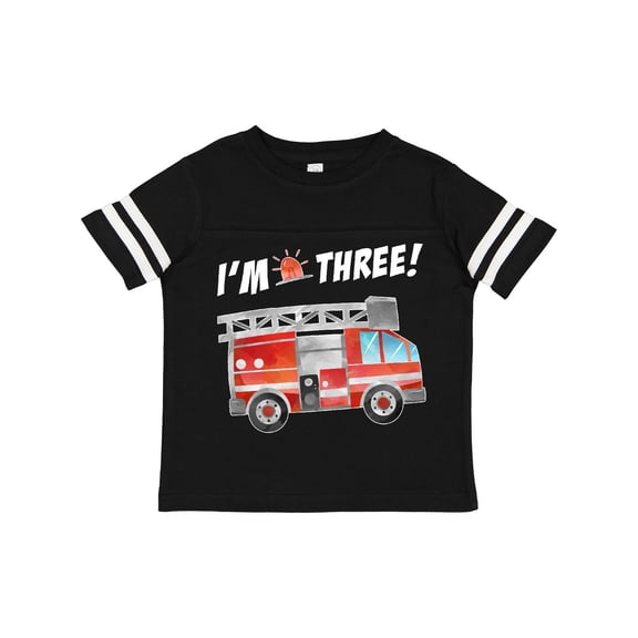 Inktastic I'm 3 Fire Truck 3rd Birthday Boys or Girls Toddler T-Shirt