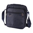 thumbnail image 4 of Bolso de mano para hombre, con múltiples compartimentos y cremallera, ajustado, para ordenador, trabajo, negocios, azul marino, talla única, 4 of 15