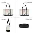 thumbnail image 6 of FORMRS Canvas Laptop Tote Bag for Women with 15.6" Computer Compartments Shoulder Handbag, Black Astronaut, 6 of 7